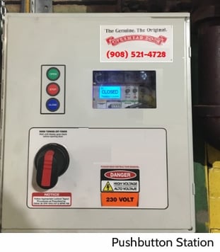 Accessories for Commercial Garage Door Operators; pushbutton station