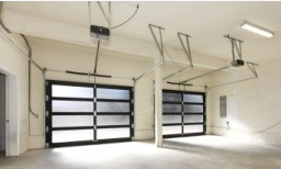 Aluminum Glass Garage Doors from Inside