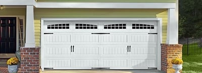 Amarr Residential Doors - Carriage house stamps on Amarr Heritage collection garage doors