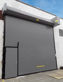 CJ - Commercial Door with Man Door Door in New Jersey - Rollup Door