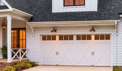 Steel and Composite Carriage House Garage Door, Barn Style in NJ