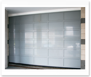 Commercial Recessed Solid Aluminum Panel Garage Doors Model 521 in NJ