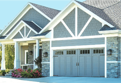 Courtyard Collection® with double car wide garage door