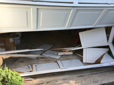 Damaged Garage Door, Broken Garage Door NJ