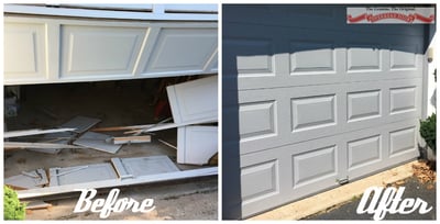Garage Door Accidents - Before & After Garage Door Service, Repair NJ
