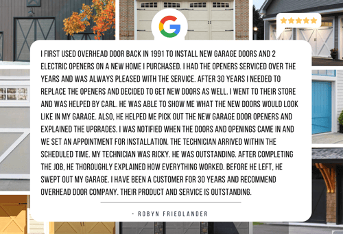 Google Online Review - Overhead Door Co of Central Jersey 1