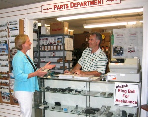 Parts Department of Overhead Door Company of Central Jersey