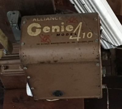 Old Genie Garage Door Opener that Needs to be Replaced
