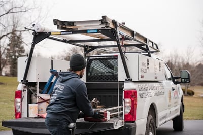 Overhead Door Company of Central Jersey Tech with Truck