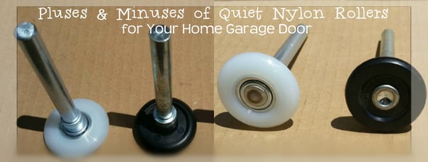 Pluses & Minuses of Quiet Nylon Rollers for Your Home Garage Door; Nylon garage door rollers by Overhead Door Company of Central Jersey.jpg