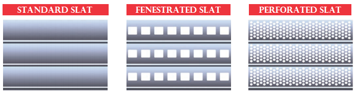 Security Shutter Model 653  Slat Style