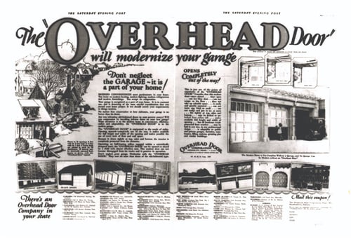 Old Overhead Door Ad