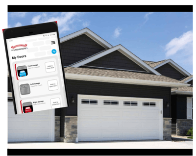 OHD Anywhere - Controlling the garage door from your smart phone