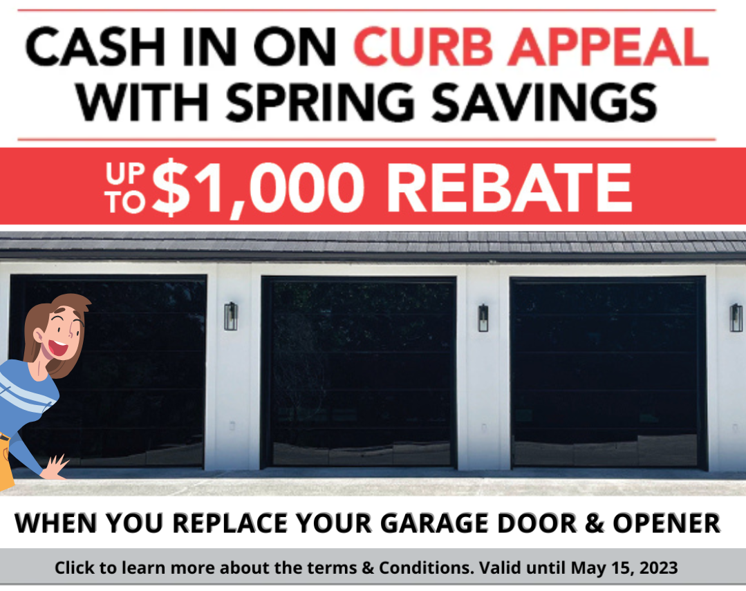 Replace Your Garage Door & Opener with Our Spring Savings!