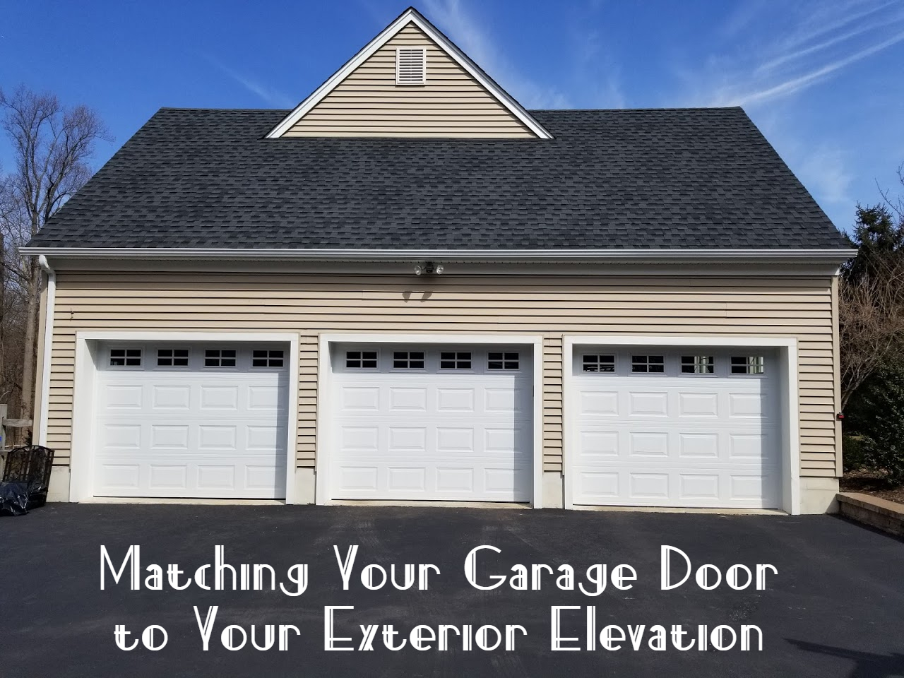Matching Your Garage Door to Your Exterior Elevation