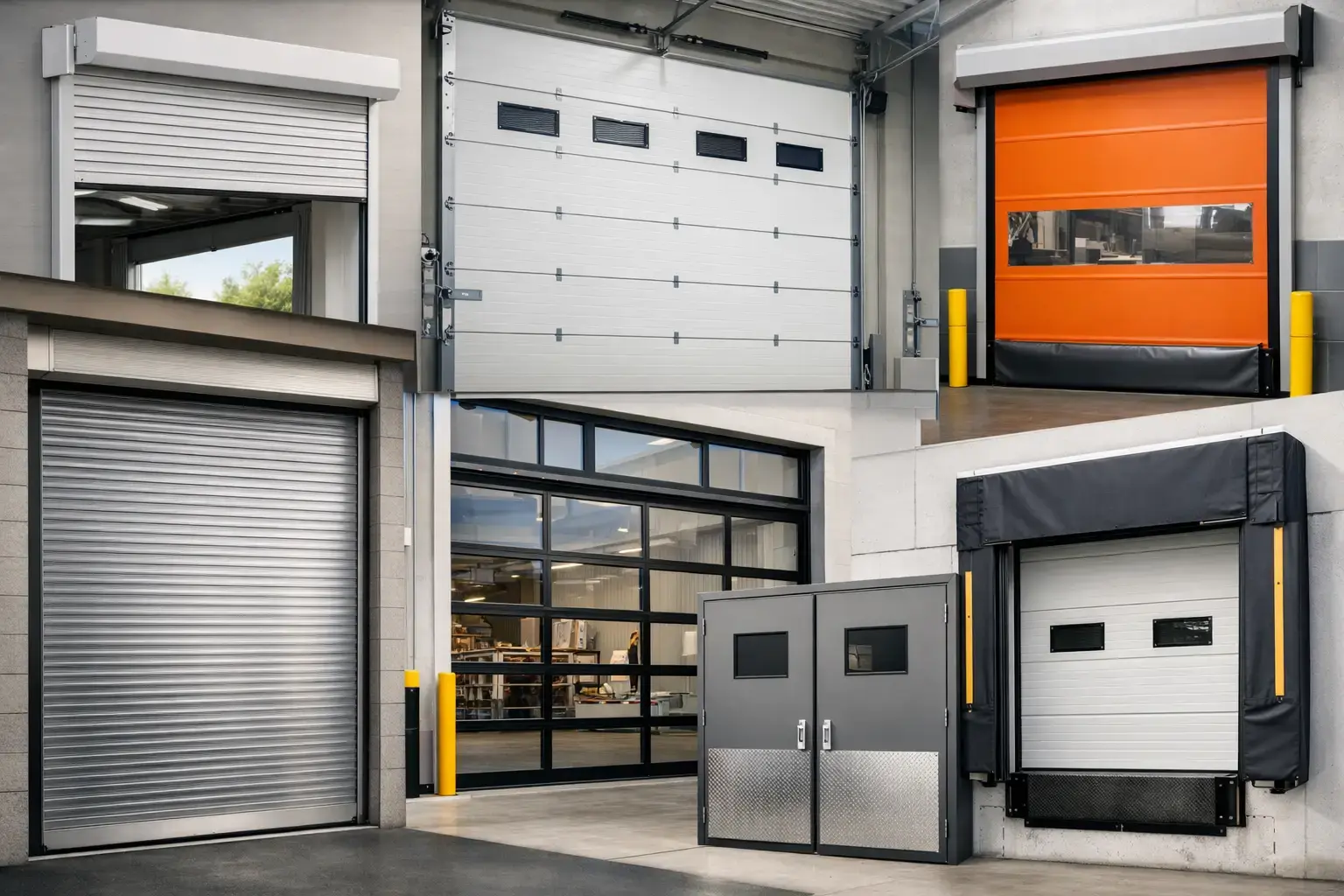 7 Types of Commercial Garage Doors